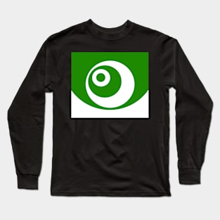 Abstract pattern - green and white. Long Sleeve T-Shirt